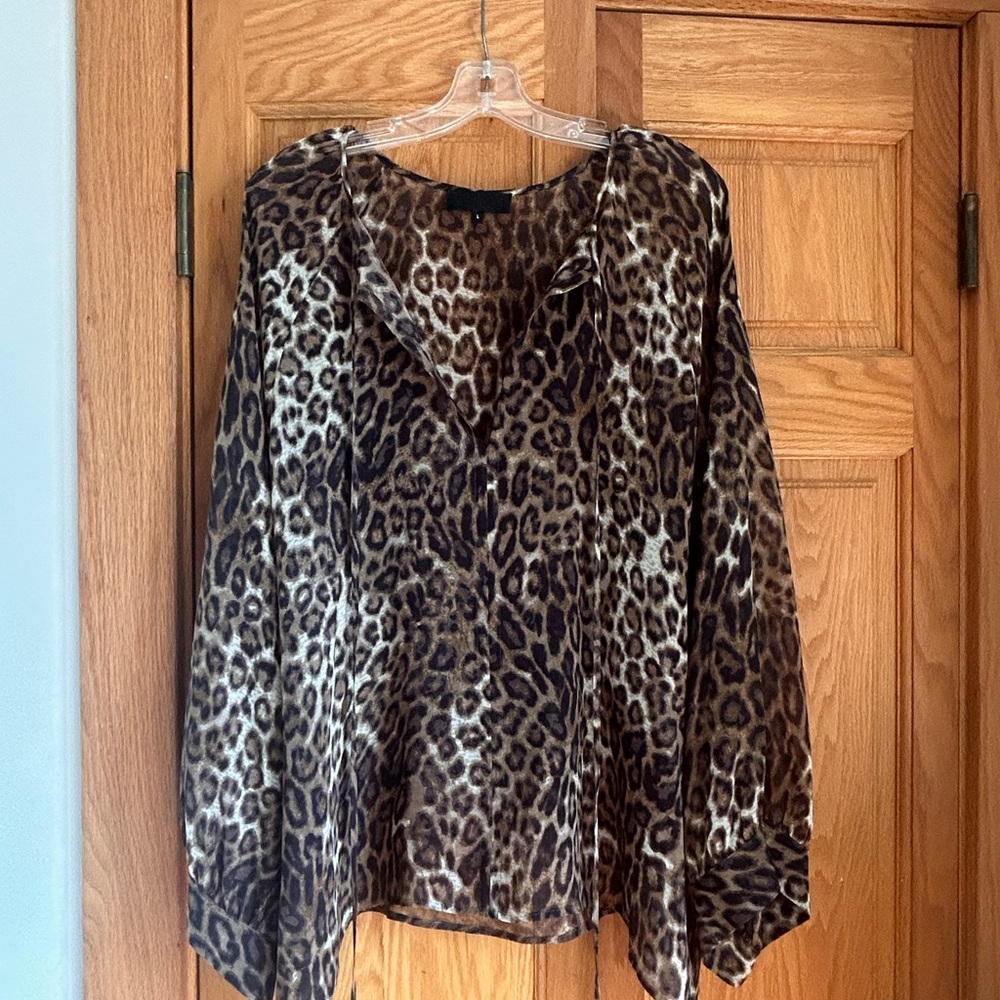 Zara Leopard Print Blouse